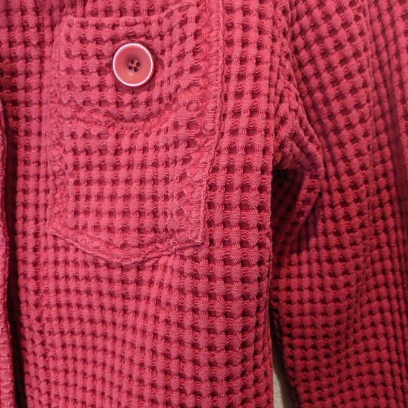 Cabela's Red Button Down Jacket S - Picture 2 of 5